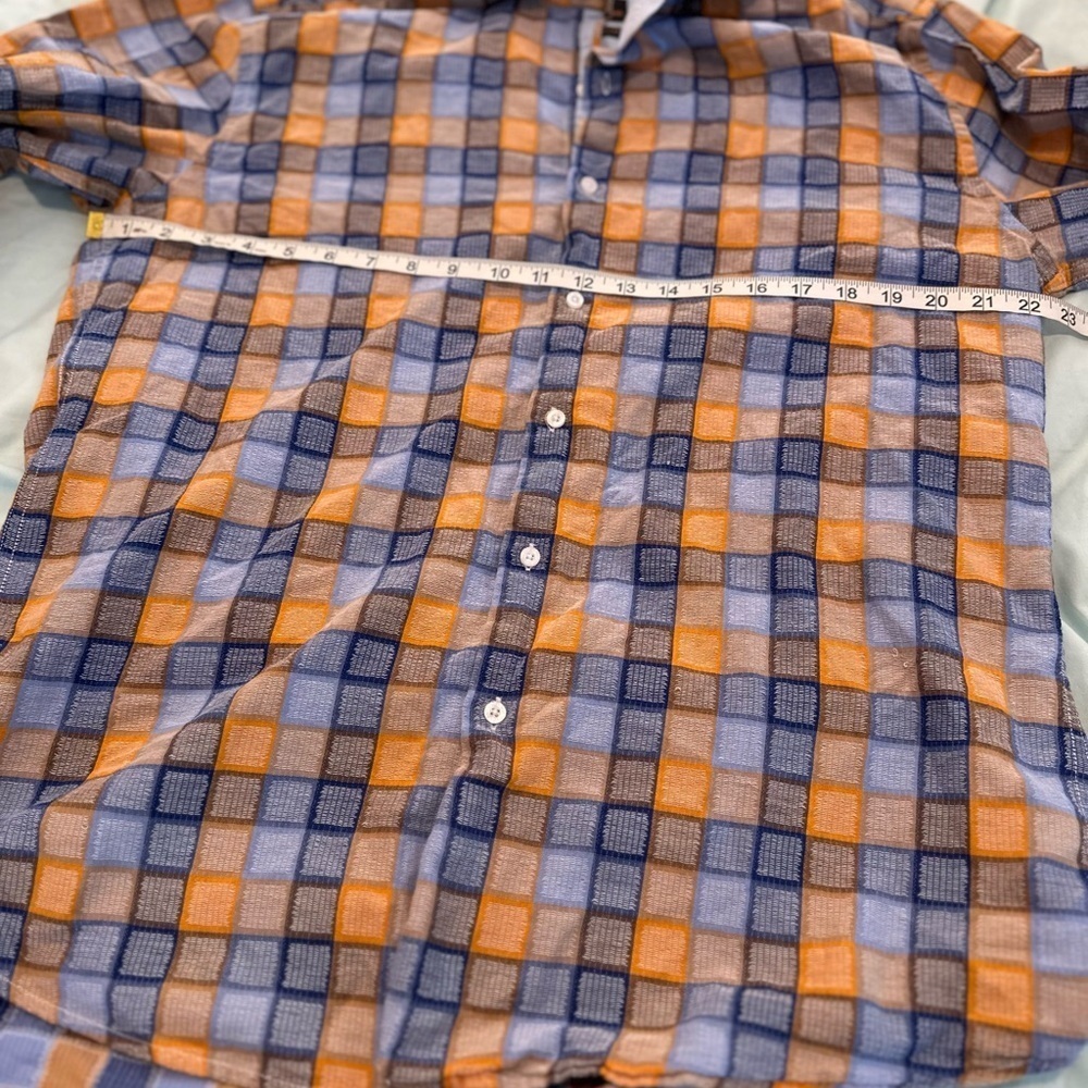 Steven Land Men’s Modern Fit Colorful Button Down Dress Shirt. french cuff. - Picture 2 of 11